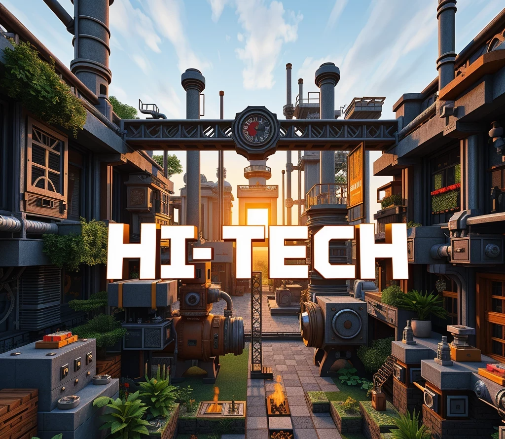 Долгожданный вайп и переборка сервера HiTech 1.12.2!!!!
